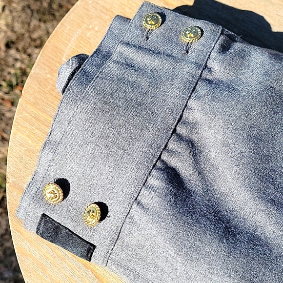 CHANEL Dresses & Skirts - 💯Authentic Chanel  4 leaf clover buttons on a skirt ??? Read below.